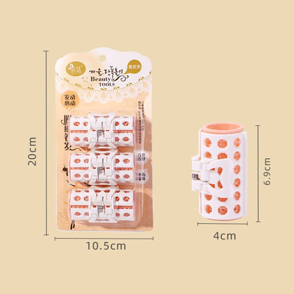 LS-18150 3 / Pack Air Bangs Lazy Curlers Random Color Delivery(Curly Hair Clip)
