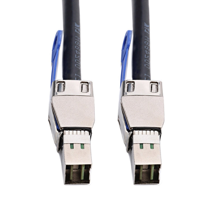 H0503 12Gbps SFF-8644 To 8644 HD Server External Hard Drive Data Cable, Color: Black 3m