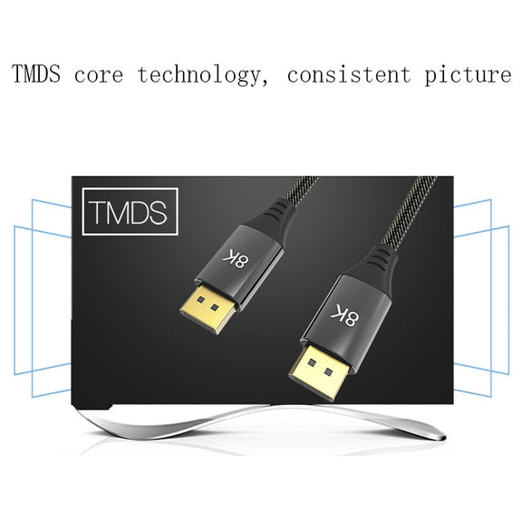 5m DP1.4 Version 8K DisplayPort Male to Male Computer Monitor HD Cable