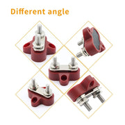 Double Terminal Block Spiral Fixed Wire Connector, Color: M8 Red