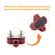 Double Terminal Block Spiral Fixed Wire Connector, Color: M8 Red