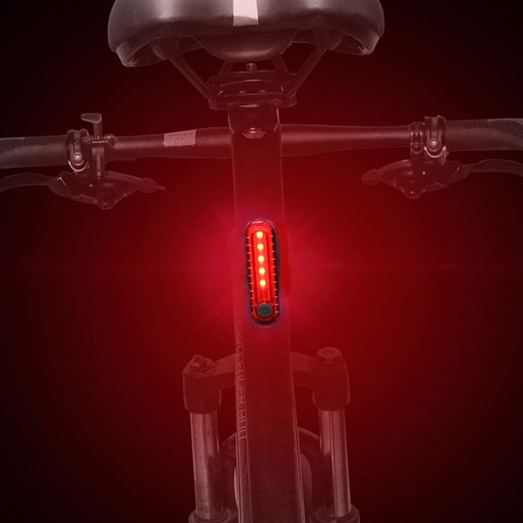 Bicycle Charging Water-resistant Warning Light(White)