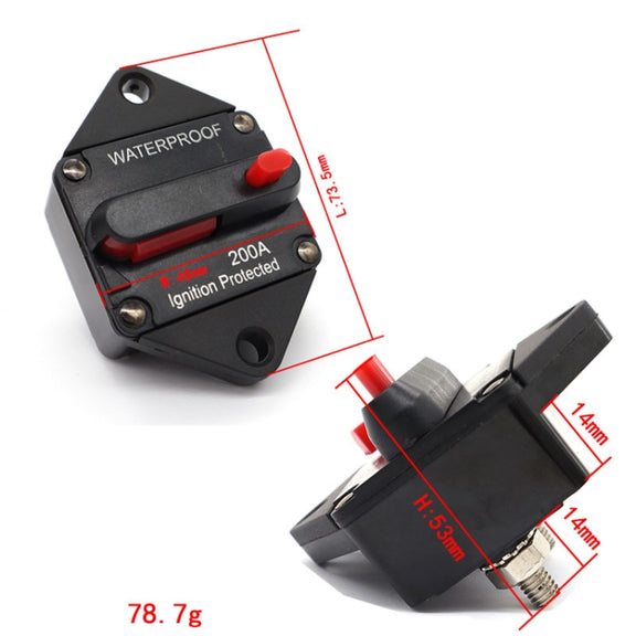 CB10 Car Audio Modified Automatic Circuit Breakerion, Specification: 50A