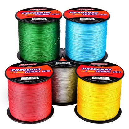 PROBEROS 4 Edited 300M Fish Line, Line number: 8.0 / 80lb(Red) - Fishing Lines & Ropes by PROBEROS | Online Shopping South Africa | PMC Jewellery | Buy Now Pay Later Mobicred