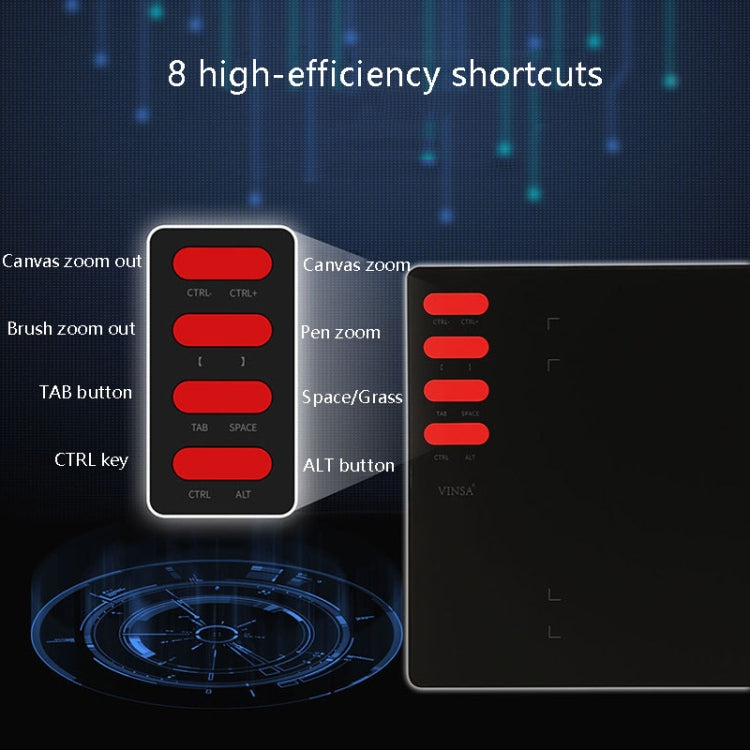 VINSA T505 Painting Board, Style: Package 2 -  by PMC TechLife | Online Shopping South Africa | PMC TechLife | Buy Now Pay Later Mobicred