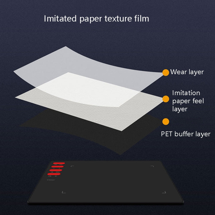 VINSA T505 Painting Board, Style: Package 2 -  by PMC TechLife | Online Shopping South Africa | PMC TechLife | Buy Now Pay Later Mobicred