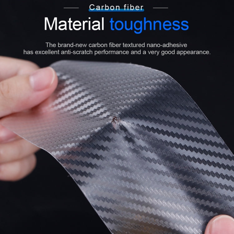 10cm x 10m Car Carbon Fiber Bumper Anti-Collision Strip - Anti Collision Sticker by PMC Jewellery | Online Shopping South Africa | PMC Jewellery | Buy Now Pay Later Mobicred