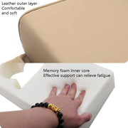 Car Armrest Box Increased Support With Rear Seat Water Cup Holder(Beige)