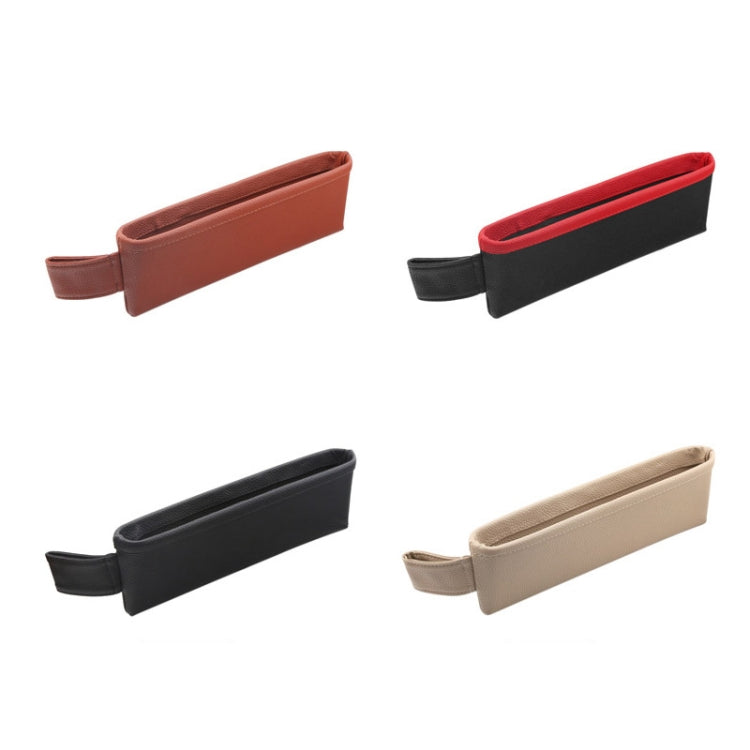 Car Seat Clamp Storage Box(Brown) - Stowing Tidying by PMC Jewellery | Online Shopping South Africa | PMC Jewellery | Buy Now Pay Later Mobicred