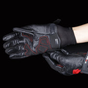 MG1050 Summer Breathable Sweat-Absorbent Silk Cycling Gloves, Size: One Size(Black)