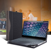 Laptop Leather Anti-Fall Protective Case For HP Envy X360 13-Ag Ar(Wine Red)