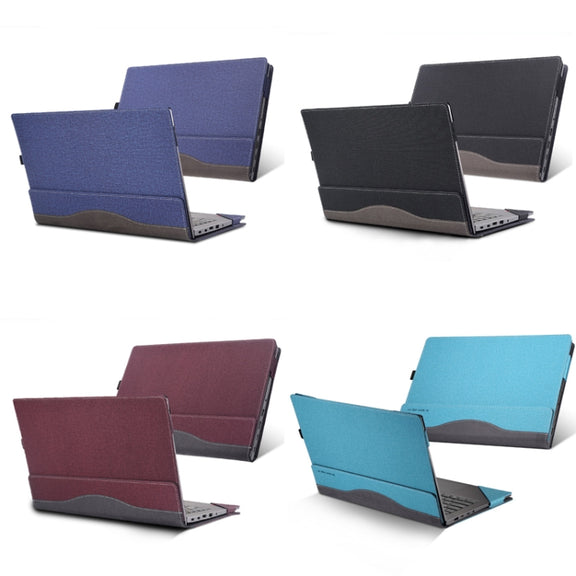 Laptop Leather Anti-Fall Protective Case For HP Envy 13-AQ Ad Ah(Wine Red)