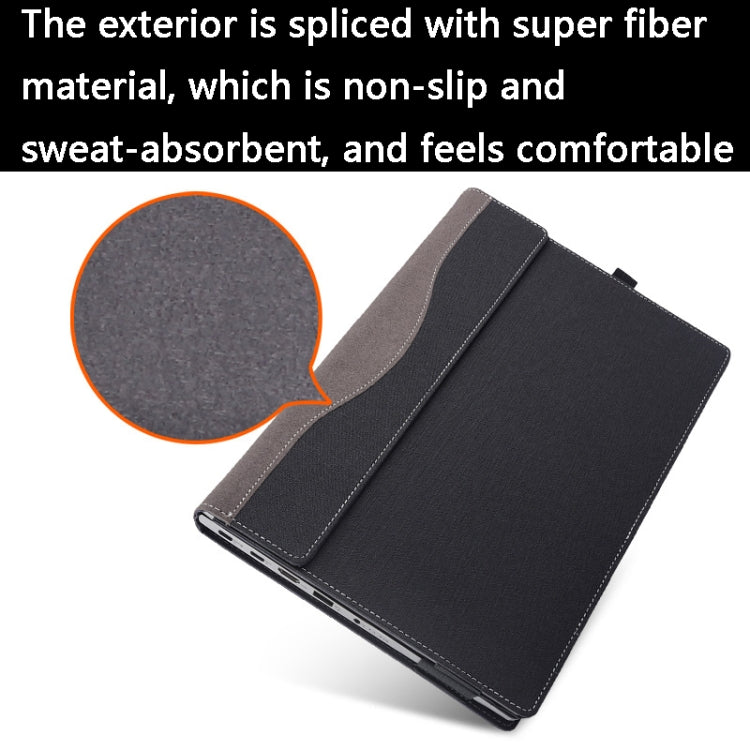 Laptop Leather Anti-Fall Protective Case For HP Envy 13-AQ Ad Ah(Dark Gray) - 13.3 inch by PMC TechLife | Online Shopping South Africa | PMC TechLife | Buy Now Pay Later Mobicred