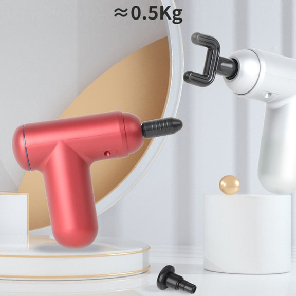 J12A Mini Vibrating Massage Button Type Fascia Gun, Specification: Black