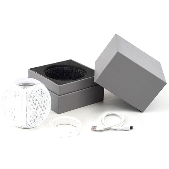 Crystal Ball Small Table Lamp USB Acrylic Night Light, Specification: MT1  110 x 110mm