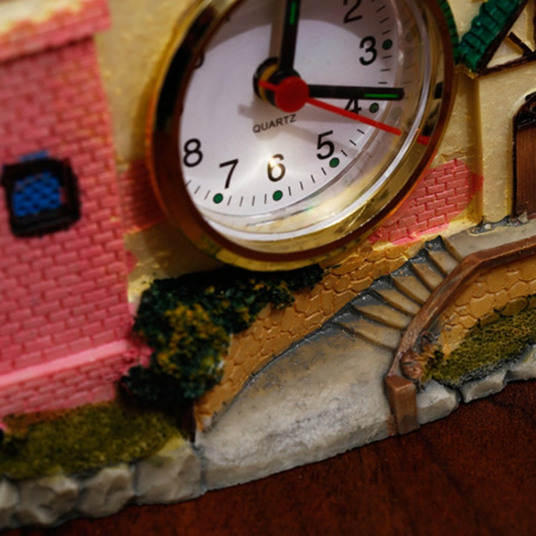 Castle Alarm Clock Home Desktop Decoration(Pink) - Novelty Clock by PMc TechLife | Online Shopping South Africa | PMc TechLife | Buy Now Pay Later Mobicred