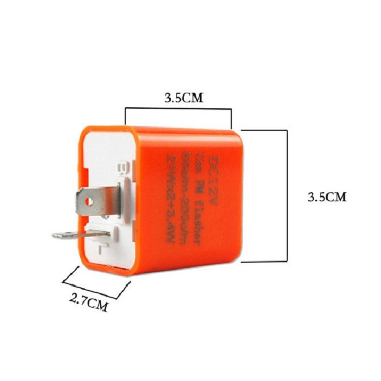 Motorcycle LED Turn Signal Relay(Fresh Orange) - Turn Signal by PMC TechLife | Online Shopping South Africa | PMC TechLife