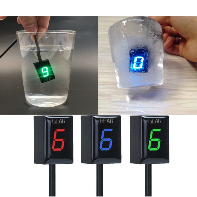 Motorcycle Instrument Gear Display For Suzuki(Blue Light) - Electrical Instruments by PMC TechLife | Online Shopping South Africa | PMC TechLife | Buy Now Pay Later Mobicred