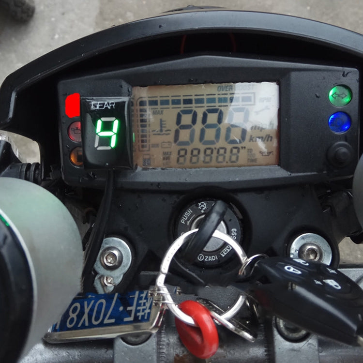 Motorcycle Instrument Gear Display For Suzuki(Blue Light) - Electrical Instruments by PMC TechLife | Online Shopping South Africa | PMC TechLife | Buy Now Pay Later Mobicred
