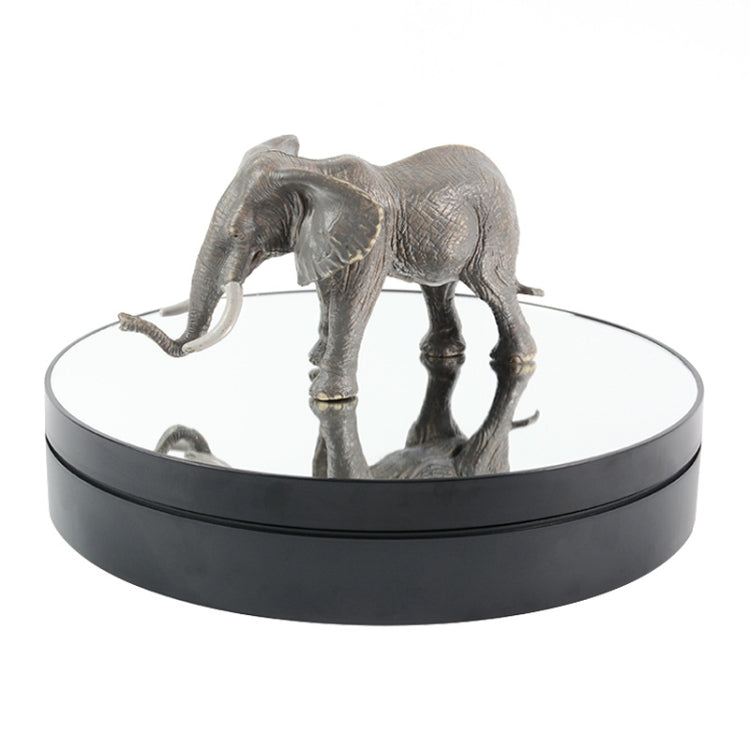 25cm Adjustable Speed Electric Rotating Display Stand Video Shooting Props Turntable(Black Mirror) -  by PMC TechLife | Online Shopping South Africa | PMC TechLife | Buy Now Pay Later Mobicred