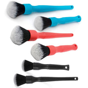 Car Air Conditioner Outlet Brush Interior Cleaning Soft Brush, Specification: Small+Large(Red)