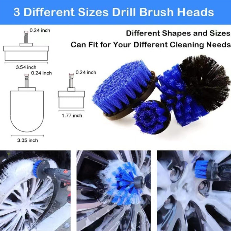 18 PCS / Set Electric Drill Cleaning Brush Water-Proof Gloves - Car washing supplies by PMC TechLife | Online Shopping South Africa | PMC TechLife | Buy Now Pay Later Mobicred