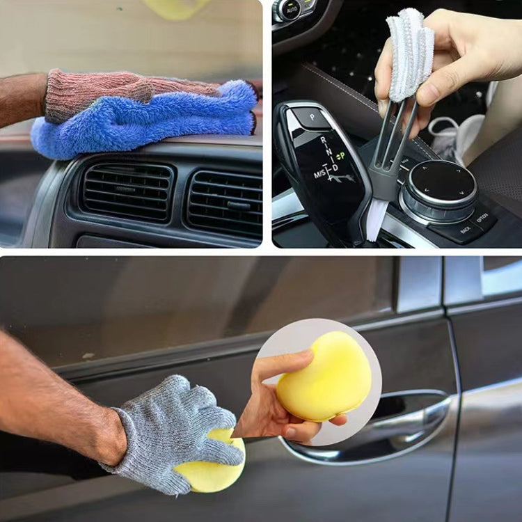 18 PCS / Set Electric Drill Cleaning Brush Water-Proof Gloves - Car washing supplies by PMC TechLife | Online Shopping South Africa | PMC TechLife | Buy Now Pay Later Mobicred