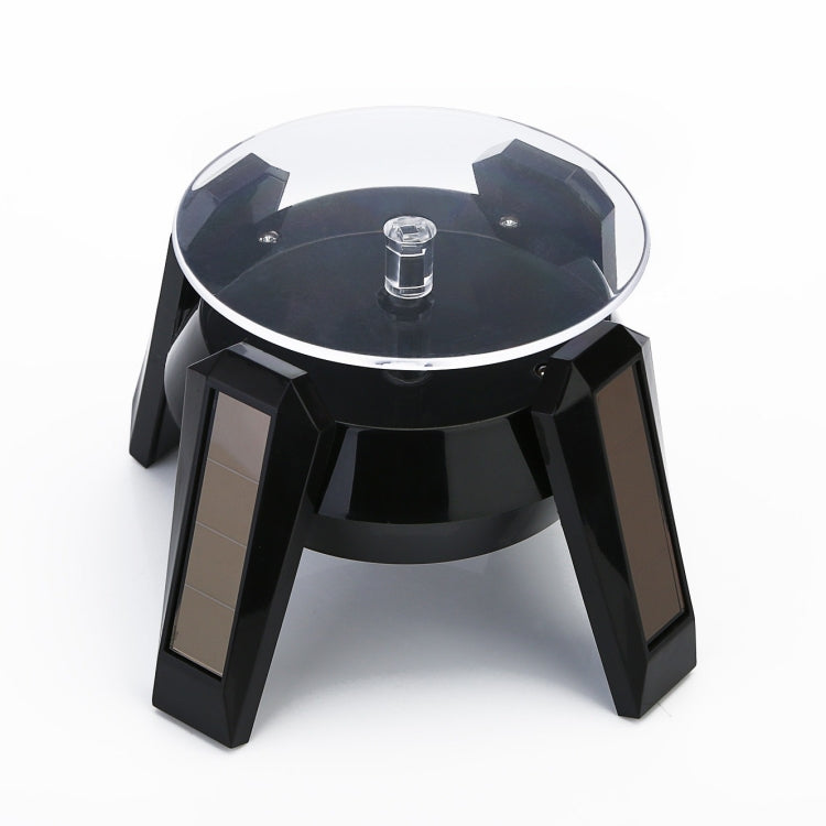 High-Footed UFO Solar 9cm 360 Rotating Display Stand Props Turntable(Black Blue Light) - free shipping - PMC Jewellery - Order now!