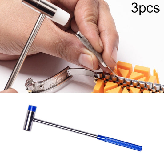 3 PCS Mini Hammer Household Watch Repair Hardware Tools, Style: H Type - free shipping - PMC Jewellery - Order now!