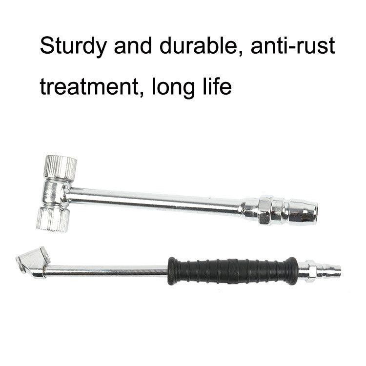 Car Tire Double-Ended Air Nozzle, Specification: Tobacco Bag With Gaselet
