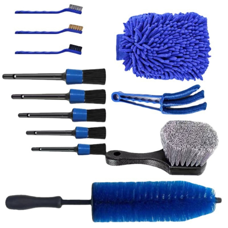 12 PCS / Set Car Tire Slight Cleaning Brush(B) - Car washing supplies by PMC TechLife | Online Shopping South Africa | PMC TechLife | Buy Now Pay Later Mobicred