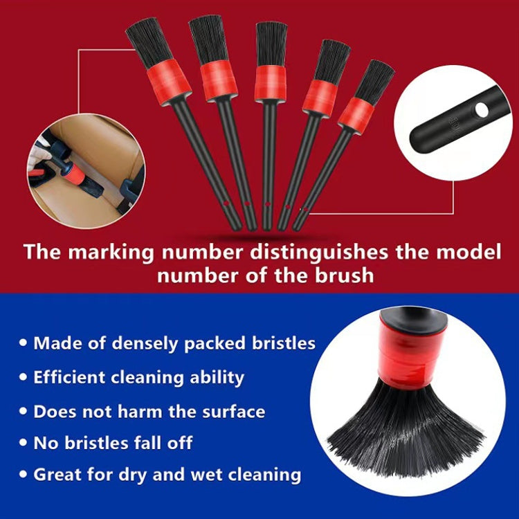 19 PCS / Set Car Wheel Cleaning Brush Interior Detail Brush - free shipping - PMC TechLife - Order now!