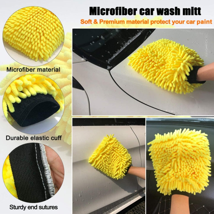 11 PCS / Set Soft Detail Brush Waterproof Car Wash Gloves - Car washing supplies by PMC TechLife | Online Shopping South Africa | PMC TechLife | Buy Now Pay Later Mobicred