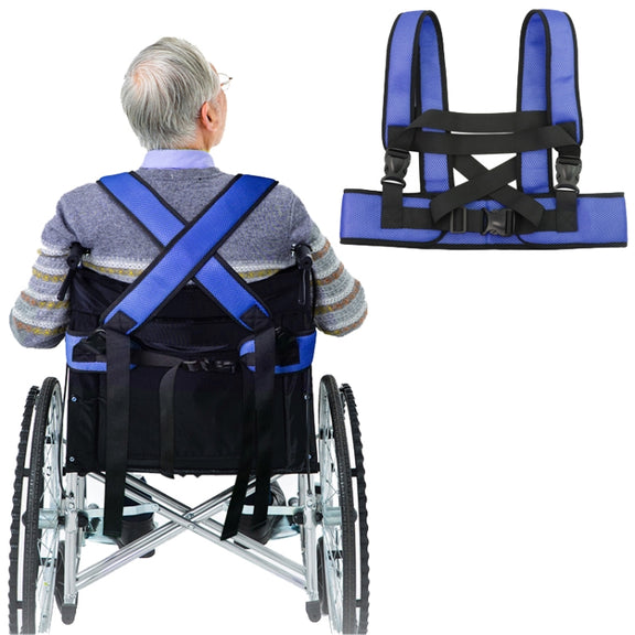 LYAQD-3 Postoperative Anti-Fall Wheelchair Adjustable Seat Belt(Blue)