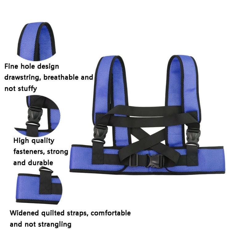 LYAQD-3 Postoperative Anti-Fall Wheelchair Adjustable Seat Belt(Blue)