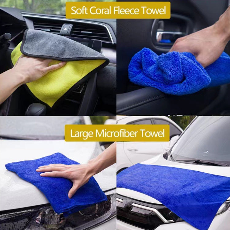 14 PCS / Set Car Wash Gloves Double-Sided Wiper Towel - Car washing supplies by PMC TechLife | Online Shopping South Africa | PMC TechLife | Buy Now Pay Later Mobicred