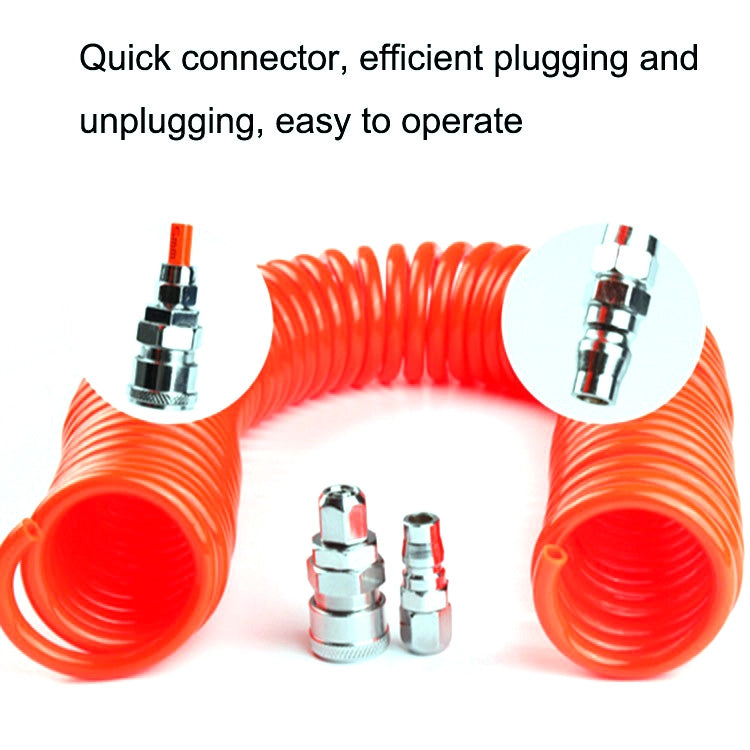2 PCS Telescopic Plastic High Pressure Air Pump Hose, Length: 6m - Air Intake System by PMC TechLife | Online Shopping South Africa | PMC TechLife | Buy Now Pay Later Mobicred