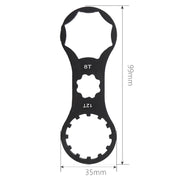 Bike Aluminum Alloy Shock Absorber Disassembly Repair Tool(Black)