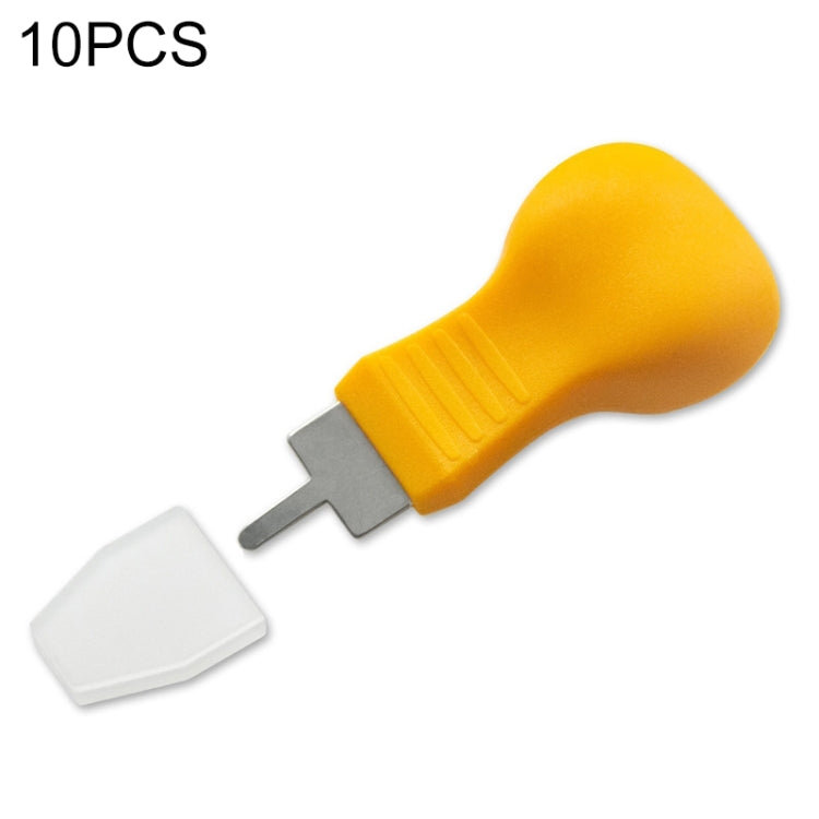10 PCS Watch Rear Cover Tapping Knife Watch Opener, Style: Orange Flat-blade Mouth - free shipping - PMC TechLife - Order now!