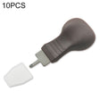 10 PCS Watch Rear Cover Tapping Knife Watch Opener, Style: Brown Flat-blade Mouth - free shipping - PMC TechLife - Order now!