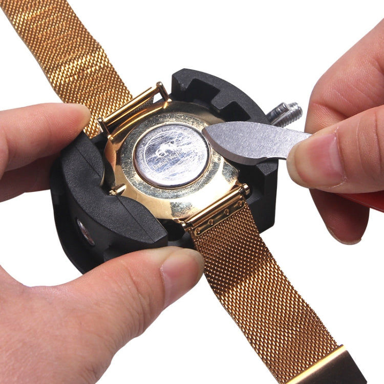 10 PCS Watch Rear Cover Tapping Knife Watch Opener, Style: Brown Flat-blade Mouth