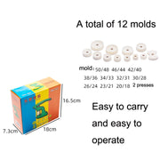 Watch Desktop Capping Machine with 12 Moulds(Green Heavy Pressure)