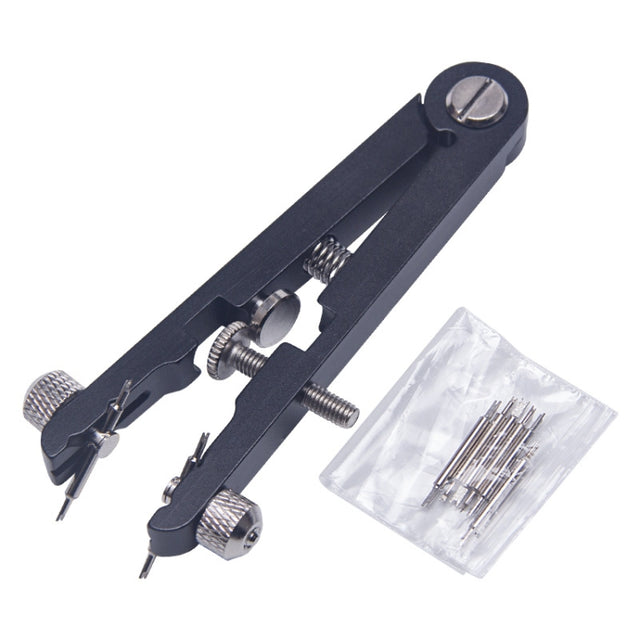 Watch Strap Pins Removal Pliers V-shape Watch Remover(Black)