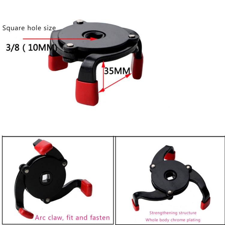 60-95mm Auto Car Repair Three Jaw Oil Filter Wrench Tool - free shipping - PMC TechLife - Order now!