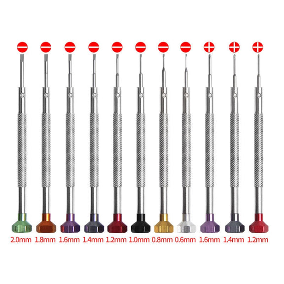 3 PCS LSD5075 Color Screwdriver Watch Repair Tool, Model: 2.0mm Word
