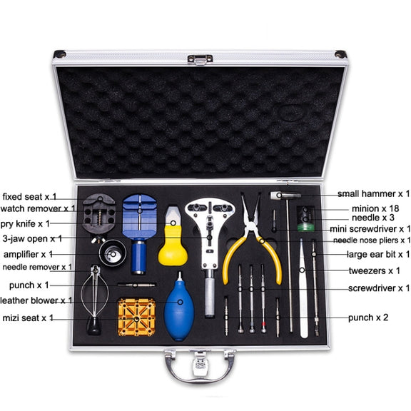 40 PCS / Set SC8007 Aluminum Alloy Watch Back Cover Removal Tool Set