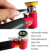 Pneumatic Polishing Machine Sandpaper Machine Car Waxing Machine(Black With 2 inch 3 inch Pallet)