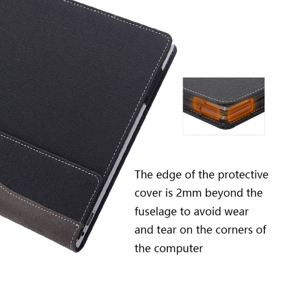 Laptop Anti-Drop Protective Case For HP Zhan 66 Fourth Generation 14 inch(Deep Blue)