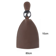 18Y-009 Vintage Handmade Leather Car Pull-Out Key Case(Oil Wax Skin Olive Green)