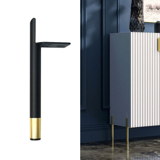 LH-D012-01 Cylindrical Metal Furniture Support Legs, Height: 20cm(Black Gold) - free shipping - PMC Jewellery - Order now!